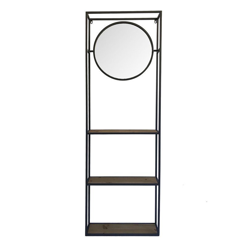 Clayre & Eef Spiegel 53x165 cm Zwart Hout - 