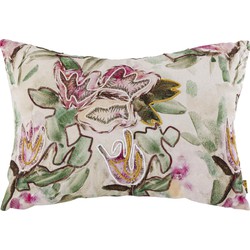 PTMD Sierkussen Ayumi - 60x3x40 cm - Katoen - Roze