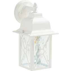 Beliani FINDON - Tuin wandlamp-Wit-IJzer