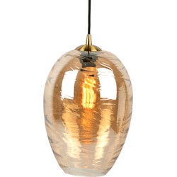 Leitmotiv - Hanglamp Glamour Cone - Amberbruin