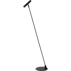 Vantaa - Vloerlamp - LED - Grime - 1x3W 2700K - Inclusief omwisselbare kappen - Zwart