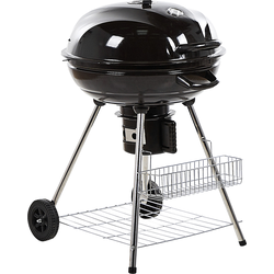Beliani MARAPI - Houtskoolgrill-Zwart-Staal