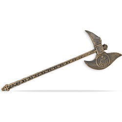 A CAST IRON BATTLE AXE