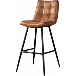 Tower living Navarra barstool - fabric T-cognac