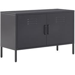 Beliani URIA - Sideboard-Zwart-Staal