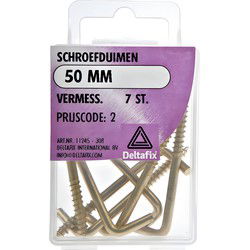 Schroefduim 50mm vermess 7st