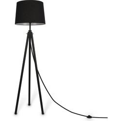 Maytoni - Vloerlamp Calvin - Zwart - Ø44