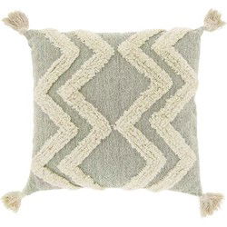 Unique Living - Sierkussen Dahlia Tea Green -45x45cm