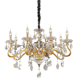 Ideal Lux - Negresco - Hanglamp - Metaal - E14 - Goud
