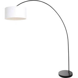 Mexlite vloerlamp Solva - zwart - metaal - 3894ZW