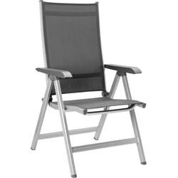 Basicplus zilver antraciet verstelbare fauteuil