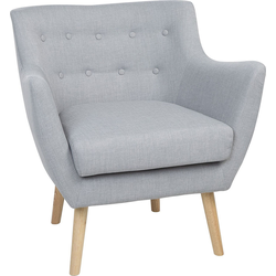 Beliani DRAMMEN - Fauteuil-Grijs-Polyester