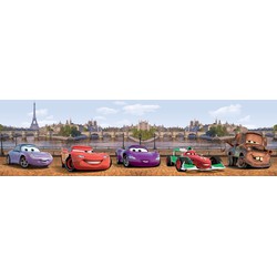 Disney zelfklevende behangrand Cars rood, paars en groen - 10 x 500 cm - 600031