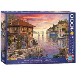 Eurographics Eurographics puzzel Mediterranean Harbor - Dominic Davison - 1000 stukjes