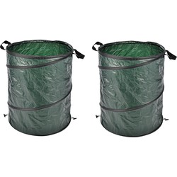 2x pop-up tuinafvalzak - groen - 130 liter - afval - opruimen - Tuinafvalzak