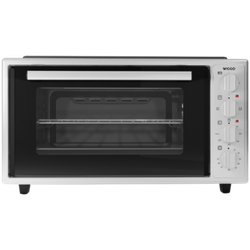 Wiggo WMO-E4562H(W) - Vrijstaande oven met kookplaat - 45 liter - Wit