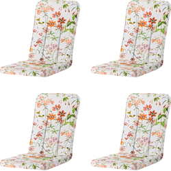 Madison -  Tuinkussen Exelsior/primero/Balero  Milly natural - Ca. 110x48 cm - Set van 4