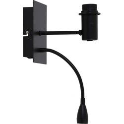Wandlamp Regina - Zwart - 20x11x35cm