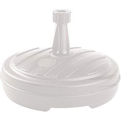 Parasolvoet - rond - wit - 13 liter - D45 cm - parasolhouder - Parasolvoeten