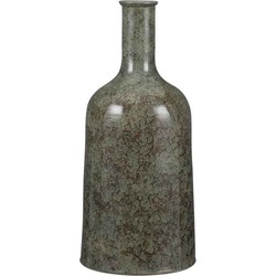 Mica Decorations oliver ronde fles groen maat in cm: 50 x 26