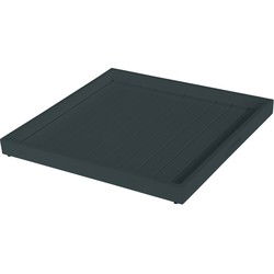 James dienblad - carbon black - 60x60 cm