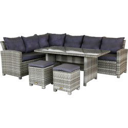 Dining Hoekset Palermo Sicilian Grey