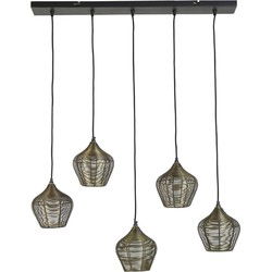 Light & Living - hanglamp - Alvaro - goud - metaal - draadlamp - E27 - 2956818