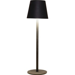 Anna Collection Portable tafellamp Ambiance - zwart - draadloos USB - Tafellampen
