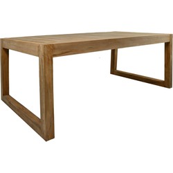 HSM Collection-Rechthoekige Tuintafel NW Aruba-200x100x76-Naturel-Teak