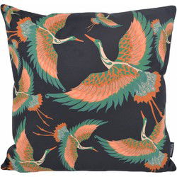 Kraanvogel #3 | 45 x 45 cm | Kussenhoes | Katoen/Polyester