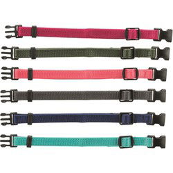 TRIXIE PUPPY HALSBANDSET BRUIN / BEIGE / GRIJS / ROZE / BLAUW / ORANJE 22-35 CM 6 ST