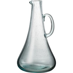 J-line - Karaf Glas Lichtblauw - 19.5x19x34cm