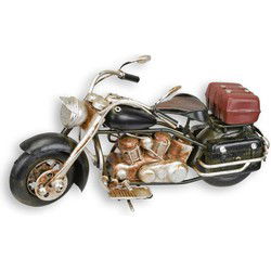 A TIN MODEL OF A MOTORCYCLE