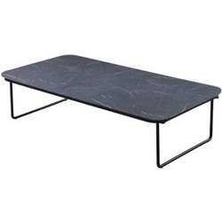 Taiyo coffee table 120x60x30cm. alu black/Hpl slate - Yoi