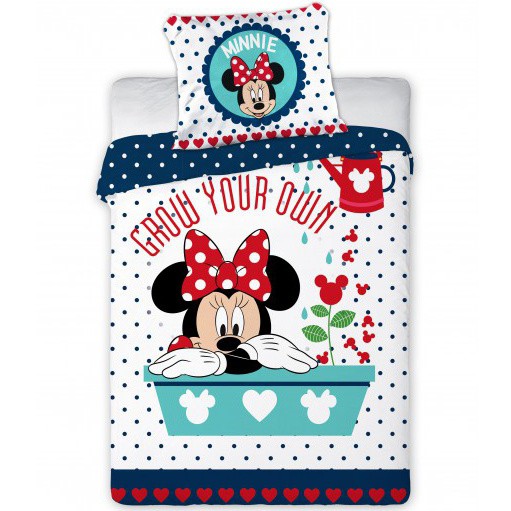 Disney Minnie Mouse Dekbedovertrek Grow Your Own - 