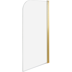 LAPAN - Douchescherm - Goud - 140 x 70 cm - Veiligheidsglas