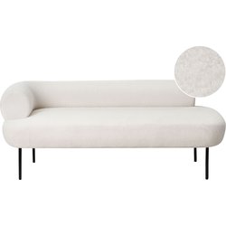 MIRMANDE - Chaise longue - Off-white - Linkszijdig - Bouclé