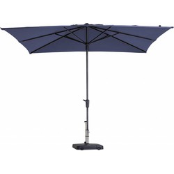 Stokparasol Syros 280 x 280 cm safier blue zonwering - Madison