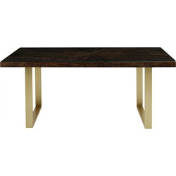 Kare Eettafel Conley Brass