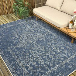 Buitenkleed Nova blauw - Interieur05 - Polypropyleen