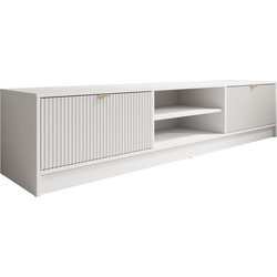 Meubella - TV-Meubel Tavares - Wit - 180 cm