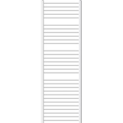Badkamerradiator Sahara 600 x 1800 mm Wit recht met zijaansluiting