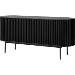 Redmer houten sideboard zwart eiken - 160 x 45 cm