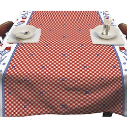 Tafelzeil - houten planken print - 140 x 250 cm - rechthoekig - Buiten - Tafellakens
