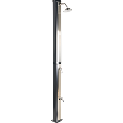 Beliani TUXPAM - Buitendouche-Zwart-PVC