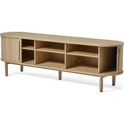 Tv-Meubel Licht Eikenhout - 180x40x55,6cm - Meta