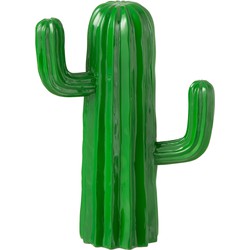 J-line - Cactus Polyresine Groen Small - 20.5x9.5x28cm