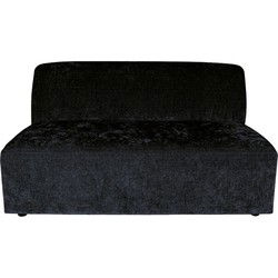 PTMD Lujo Sofa Anthracite Fiore Fabric 2 Seater Element