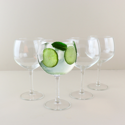 OTIX Gin Tonic Glazen - Set 4 Stuks - 620 ml - Kristallen Glazen - Cocktailglazen - Vaatwasserbestendig