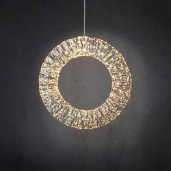 Luca Lighting Krans 2400 LED Kerstverlichting - 60x60x6 cm - Warmwit